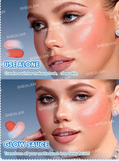 SHEGLAM Festive Glow Gift Set-Rose Ritual & Glass Heart