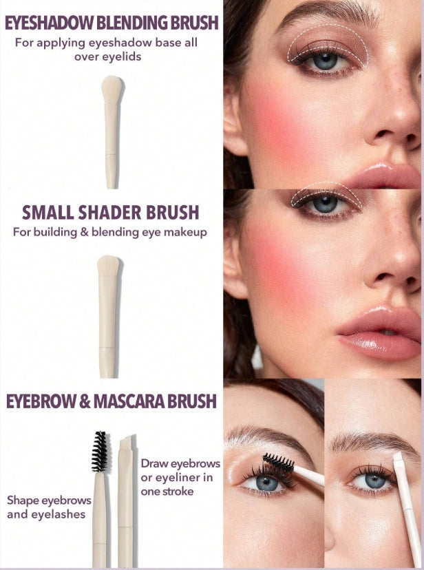SHEGLAM Pro Core Brush Kit 6 Pcs/Set Professional Makeup Brushes Soft Brush Set With Face Brush