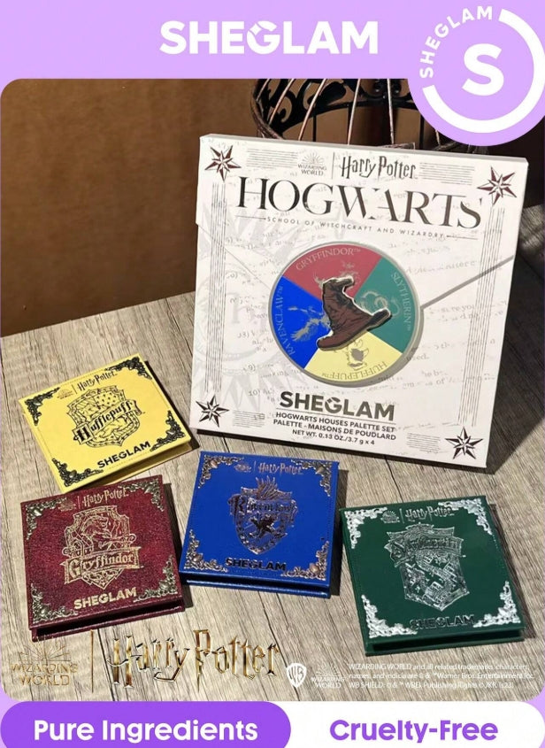 Harry Potter™ X SHEGLAM Harry Potter™ Hogwarts Houses Palette Set 4 Pcs/Set Shimmer Matte