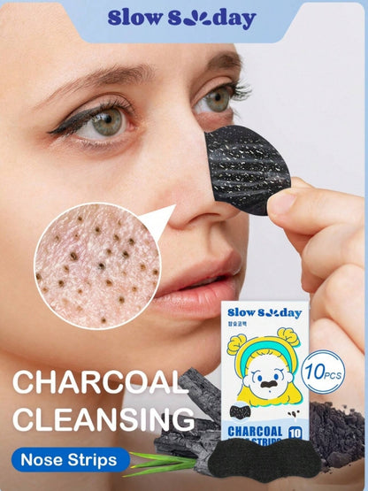 SlowSunday Blackhead Remover Nose Strips, Deep Cleanse and Refresh Your Skin, For Blackhead Removal