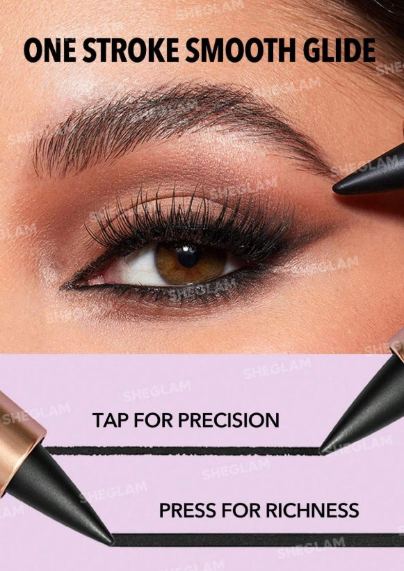 SHEGLAM Ez Glide Matte Eyeliner Pencil Highly Pigmented Black Smoky Eyes Matte Eyeliner
