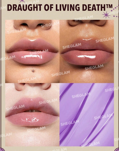 Harry Potter™ X SHEGLAM Harry Potter™ Bewitching Brews Lip Gloss Set 4 Pcs/Set High Shine Finish Lip Oil