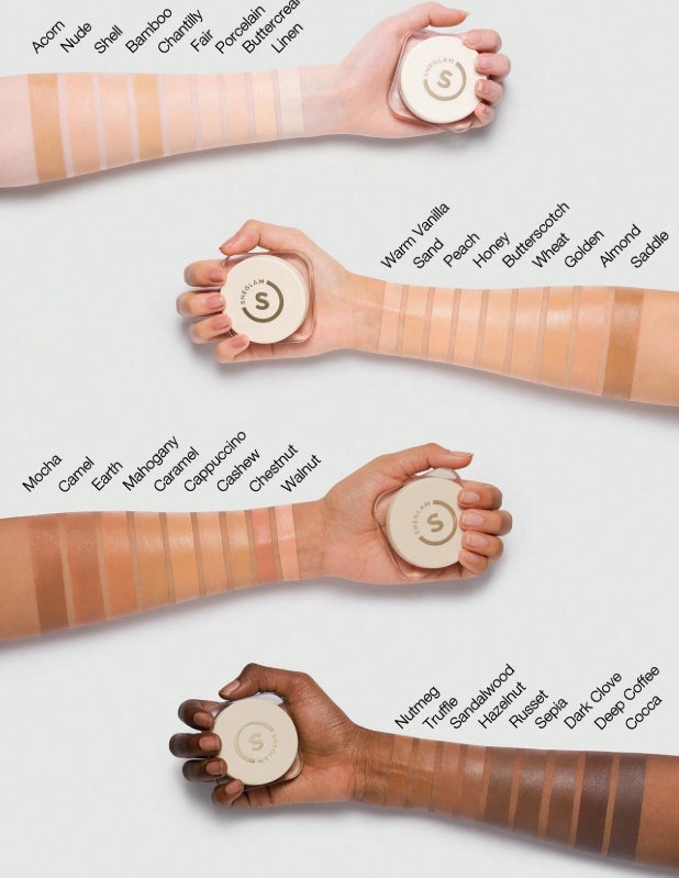 SHEGLAM Full Coverage Foundation Balm-Acorn Long Lasting Full Cover Poreless Flawless Non-Fading Oil