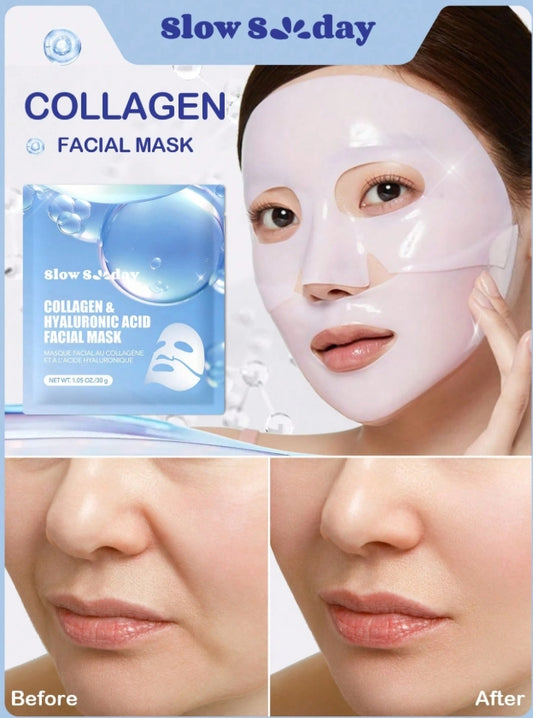 SlowSunday Collagen & Hyaluronic Acid Facial Mask