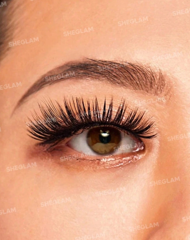 SHEGLAM Cils Artificiels Naturels Girl Next Door-Blaire 3 Paires De Cils œIl De Chat LéGers