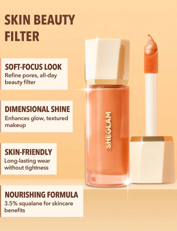 SHEGLAM MéLangeur éClat Sunburst-Correcteur Doré Moyen Chaud Base Hydratante éClaircissante Base