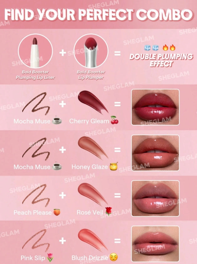 SHEGLAM Crayon contour des lèvres repulpant Bold Booster