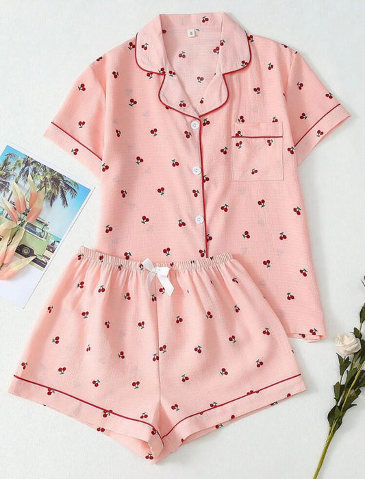 Cherry Printed Sweet "PJ"