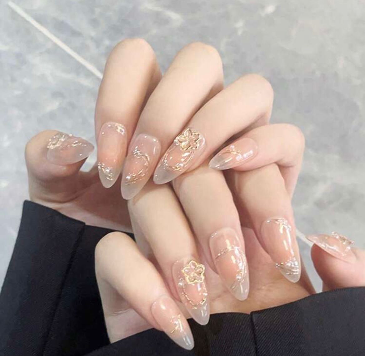 10 Pcs Handmade Press On Nails