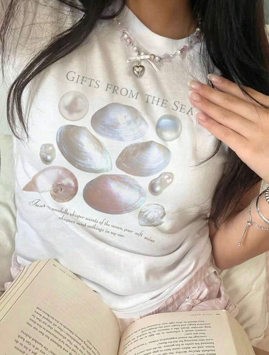 INAWLY Summer Short Sleeve T-Shirt