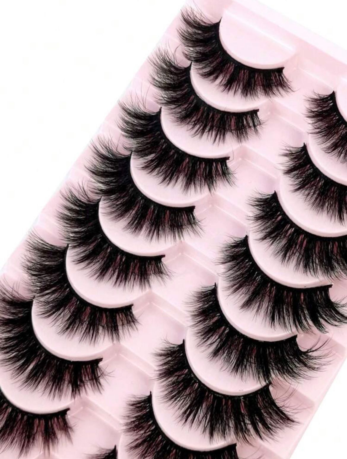10 Pairs Volume False Eyelashes 3D Fluffy Dramatic Cat