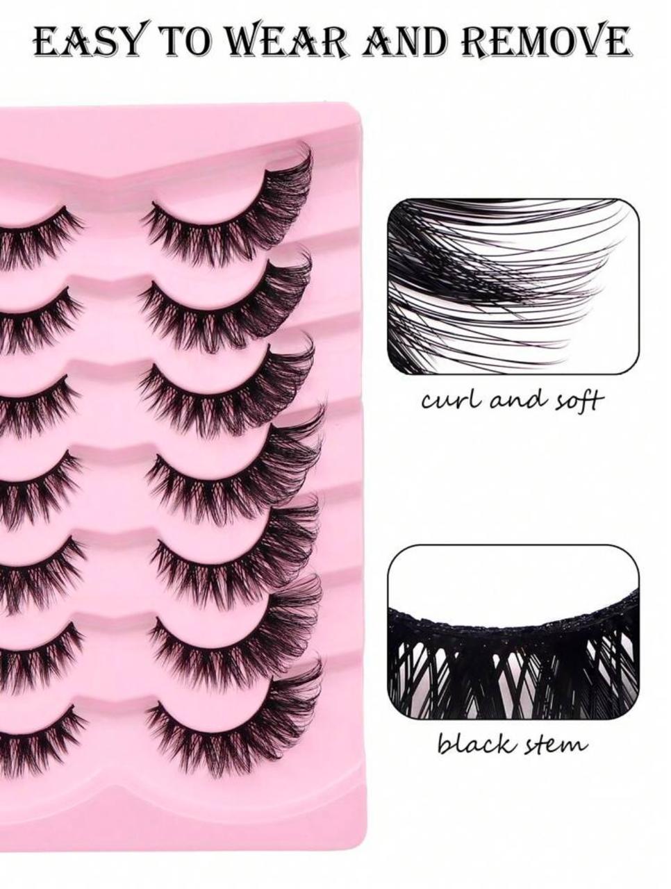 7 Pairs Natural Looking Eyelash Extensions,