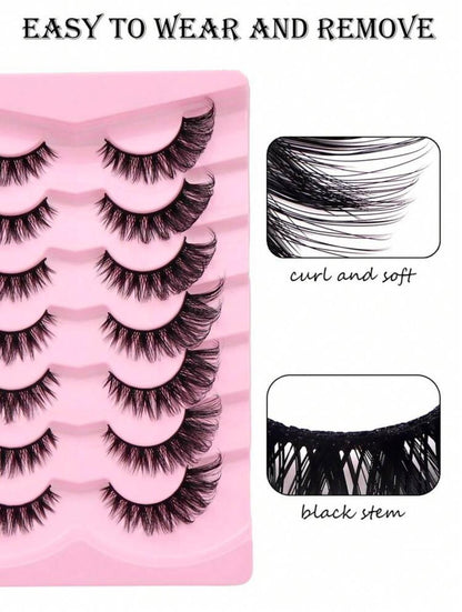 7 Pairs Natural Looking Eyelash Extensions,