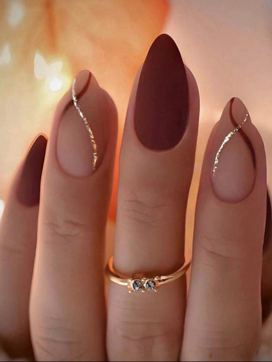 24Pcs Almond Nails