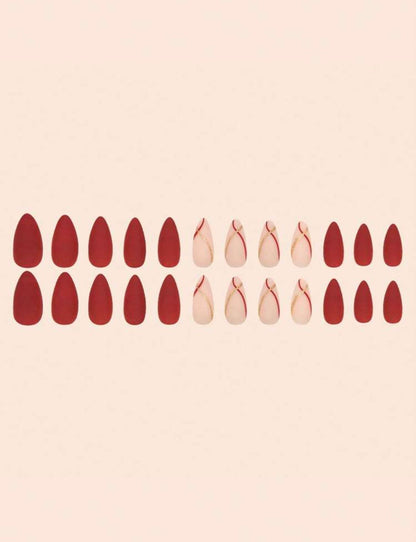 24Pcs Almond Nails