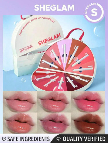 HEGLAM Coffret De 12 Rouges à LèVres Repulpants Hydratants Et Repulpants